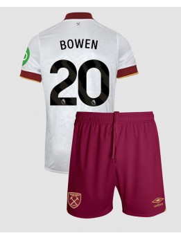 Billige West Ham United Jarrod Bowen #20 Tredjedraktsett Barn 2024-25 Kortermet (+ Korte bukser)